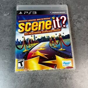 Scene It? Bright Lights! Big Screen! Sony PlayStation 3 PS3 Game New Sealed